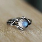 Celestial moonstone ring – modern elegance