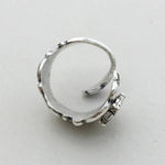 Adjustable owl spoon ring – classic charm