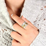 Moonstone meditation ring – radiant shine