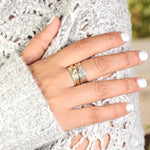 Moonstone meditation ring – radiant shine