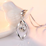 Silver zirconia pendant – Elegant sparkle