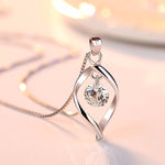 Silver zirconia pendant – Elegant sparkle