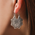 Lotus mandala earrings – Sacred geometry