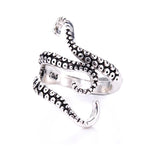 Tentacle adjustable silver ring – Bold form