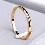 Simple ring made of gold and silver – Minimal elegance