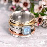 Moonstone meditation ring – timeless beauty