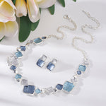 Enamel round necklaces geometric – Modern artistry