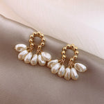 Baroque pearl earrings – Organic shape