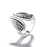 Adjustable angel ring made of 925 sterling silver – Symbolic touch