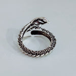 Adjustable dragon ring made of silver – Mythical strength