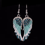 Crystal angel earrings – Heavenly accent