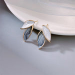 Luxurious hand-painted enamel earrings Lucky Wings – Artistic detail