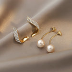 Pearl earrings in gold – Classic elegance