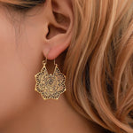 Lotus mandala earrings – Sacred geometry