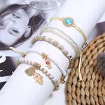 Hamsa bracelet set – luxurious appeal