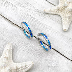 Luxury silver and opal ocean-inspired rings – Ocean theme