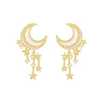 Luxurious moonlight earrings – Soft radiance