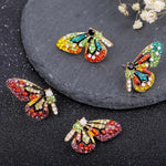 Butterfly earrings limited edition with zirconia inlay – Delicate wings