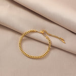 Verstellbares Gold- und Silberarmband