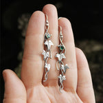 Elf leaf earrings vintage – Fantasy style