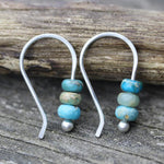 Pearl earrings in turquoise – Fresh color