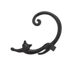 Silver luxury earring for cats – Playful design